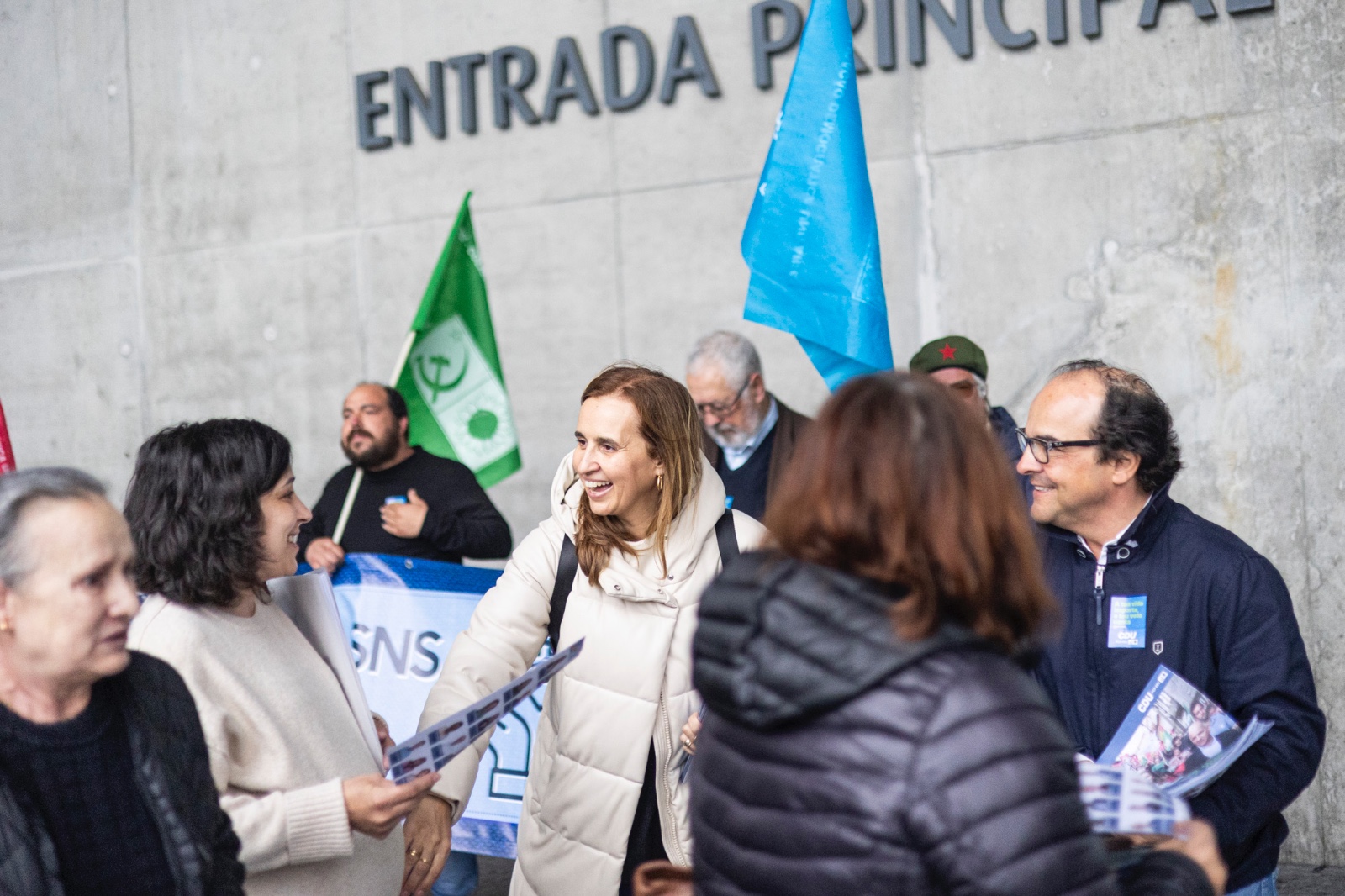 Legislativas. Sandra Cardoso (CDU) reitera necessidade de tirar Hospital de Braga das mãos de interesses privados