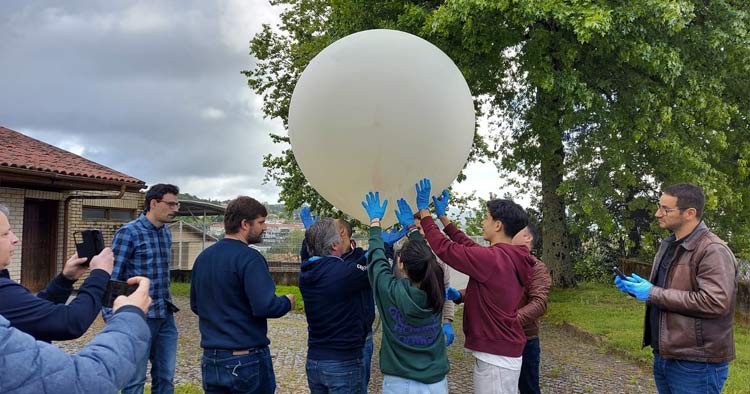 Associação ORION e Planetário de Braga lançam balão estratosférico científico este sábado