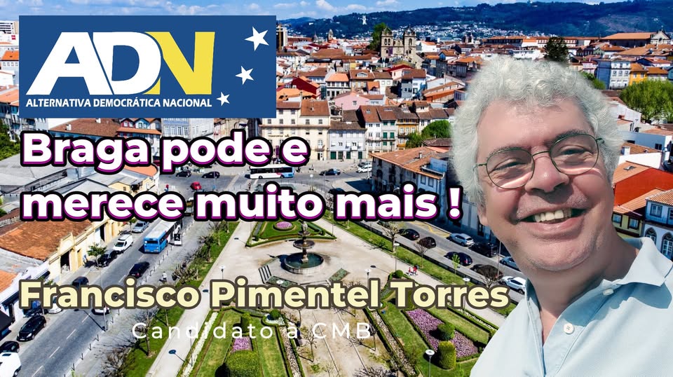 Autárquicas. Francisco Pimentel estreia ADN na corrida à presidência da Câmara de Braga