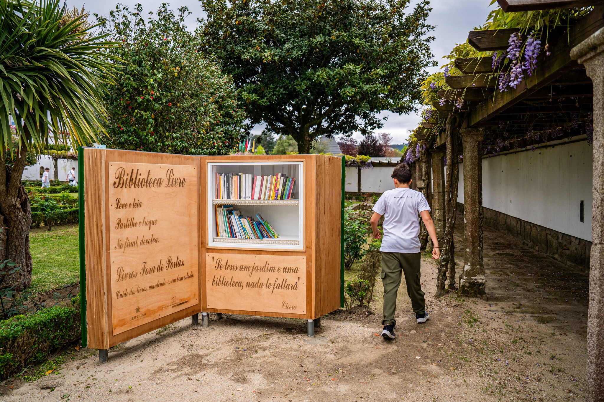 Vila Nova de Cerveira disponibiliza três bibliotecas ao ar livre