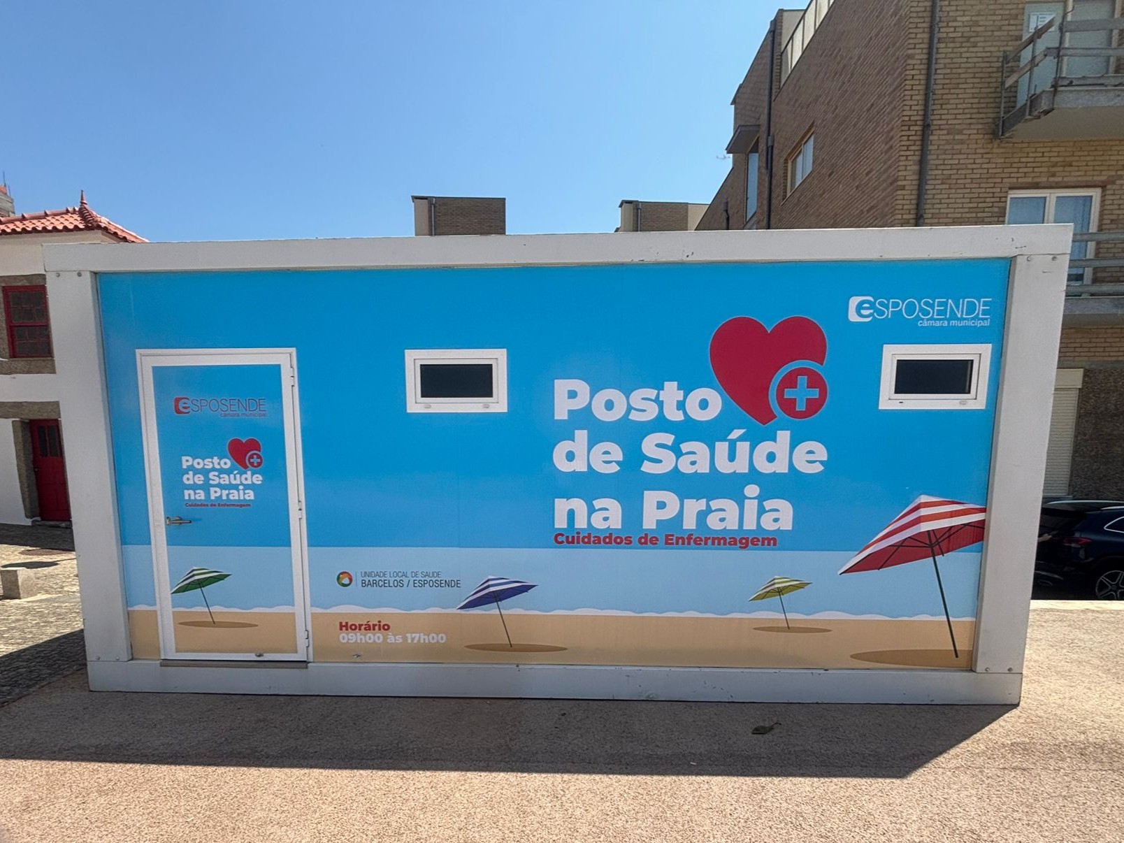 Esposende instala posto de saúde nas praias de Apúlia