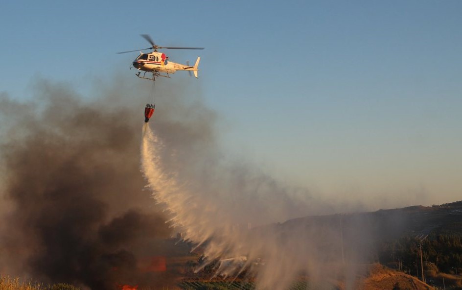 Heli de Arcos de Valdevez inoperacional no dia de reforço de meios de combate a fogos