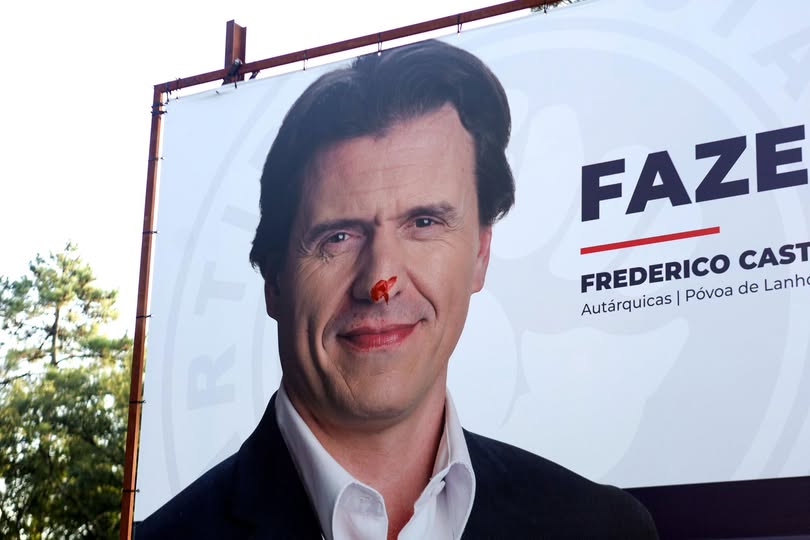 Autárquicas. Frederico Castro denuncia “vandalismo organizado” contra outdoors da recandidatura à Póvoa de Lanhoso