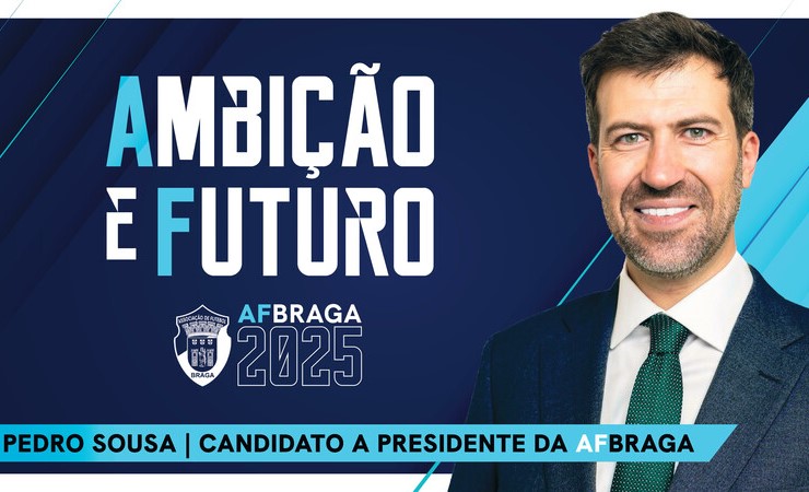 Oficial. Pedro Sousa é candidato à AF Braga