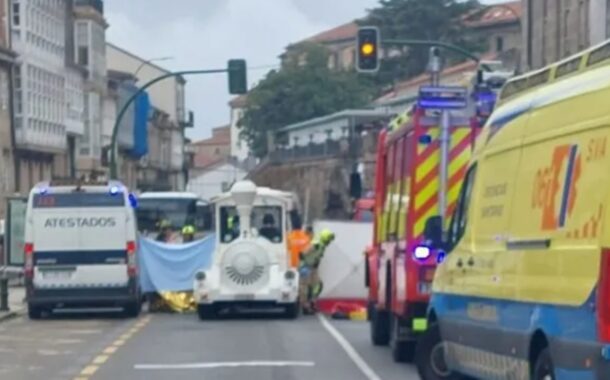 Comboio turístico mata idosa em Santiago de Compostela