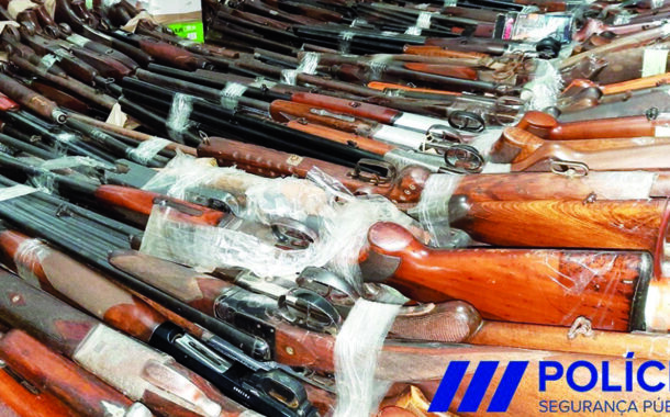 PSP recolhe 187 armas e 2730 munições na Operação Armas em Segurança