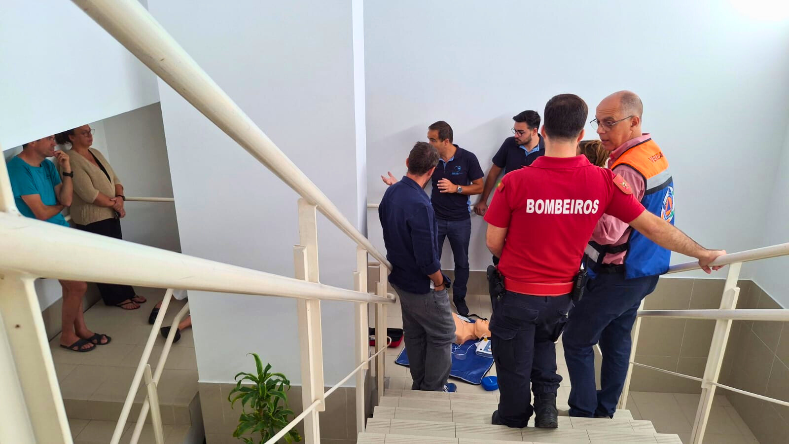 Póvoa de Lanhoso testa procedimentos de emergência com desfibrilhador na Piscina Coberta