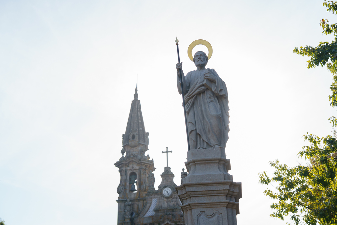 Estátua de São Tomé inaugurada em Guimarães
