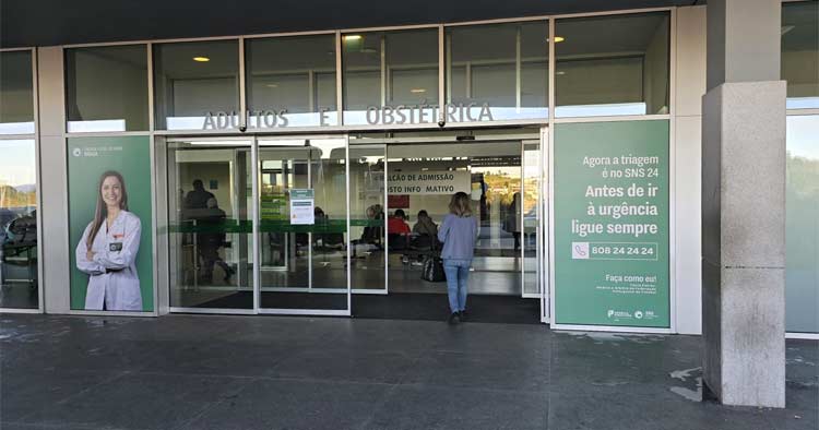Atenção. Hospital de Braga com restrições este fim de semana