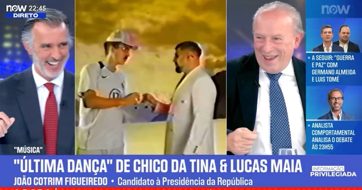 Cotrim de Figueiredo e Santana Lopes 'dançam' nos estúdios do NOW (c/ vídeo)