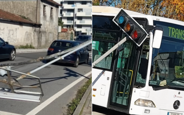 Semáforos envolvidos em acidentes sem feridos em Famalicão