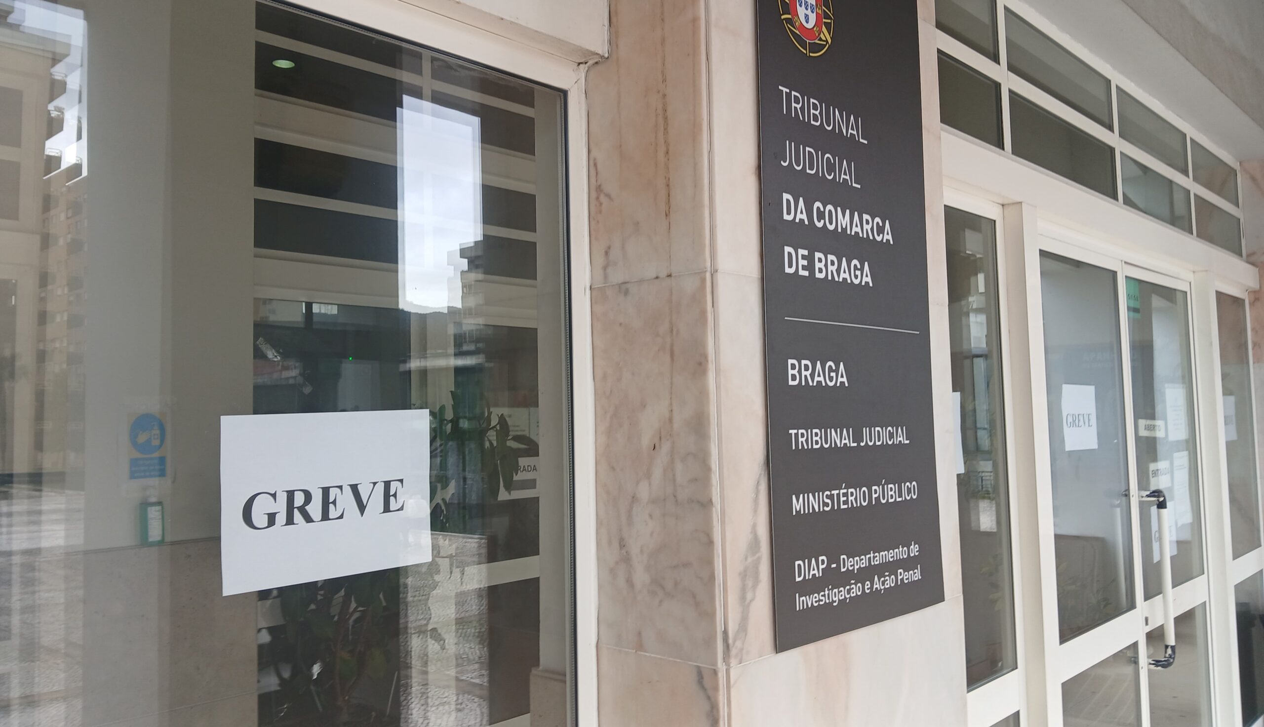 Greve para Tribunal de Braga