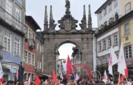 Greve geral. Manifestação em Braga