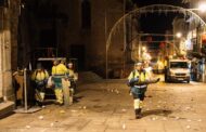 Equipas da Agere limpam Braga durante a noite de Natal