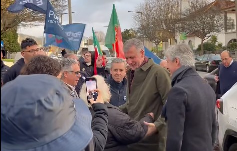 Presidenciais. Gouveia e Melo critica “sistema político” em Viana do Castelo