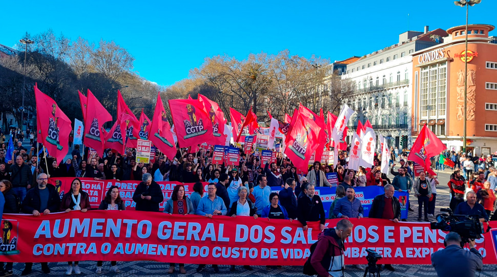 CGTP convoca manifestação nacional para 28 de fevereiro contra alterações à lei laboral