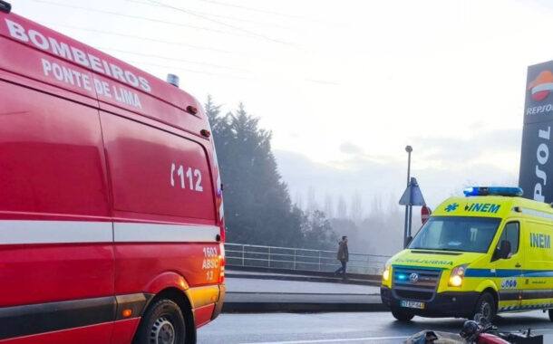 Ponte de Lima. Motociclista morre em violenta colisão com pesado