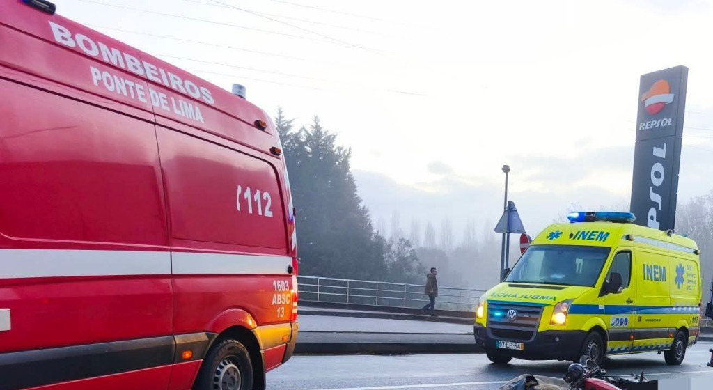 Ponte de Lima. Motociclista morre em violenta colisão com pesado