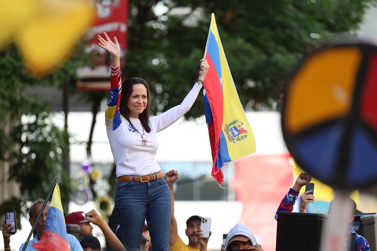 María Corina Machado agradece a Trump por “ações valentes” e anuncia regresso à Venezuela