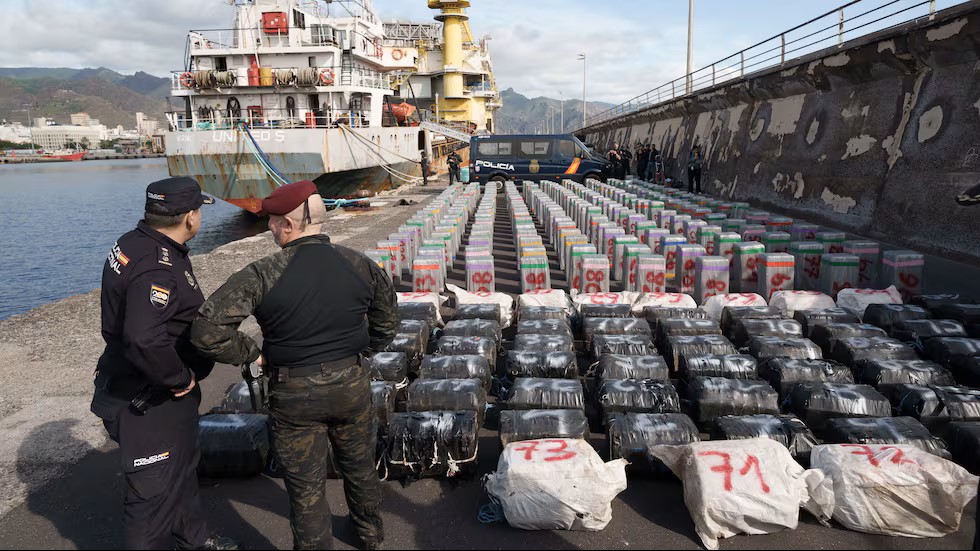 Espanha com apreensão “histórica” de cocaína no Atlântico