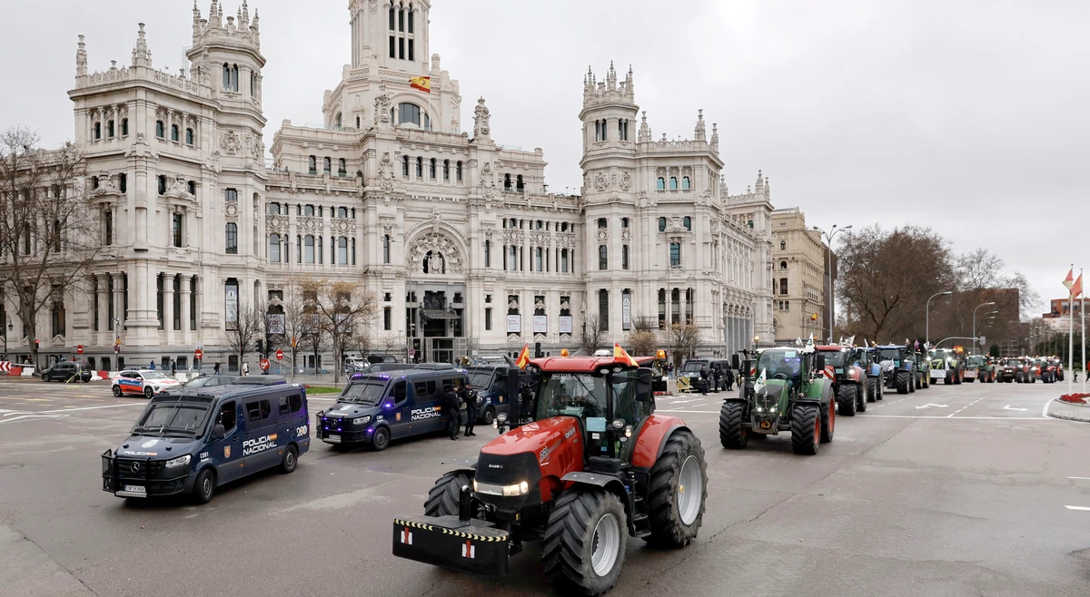 Acordo Mercosul. Cerca de 1500 agricultores protestam em Madrid contra “golpe final” na agricultura
