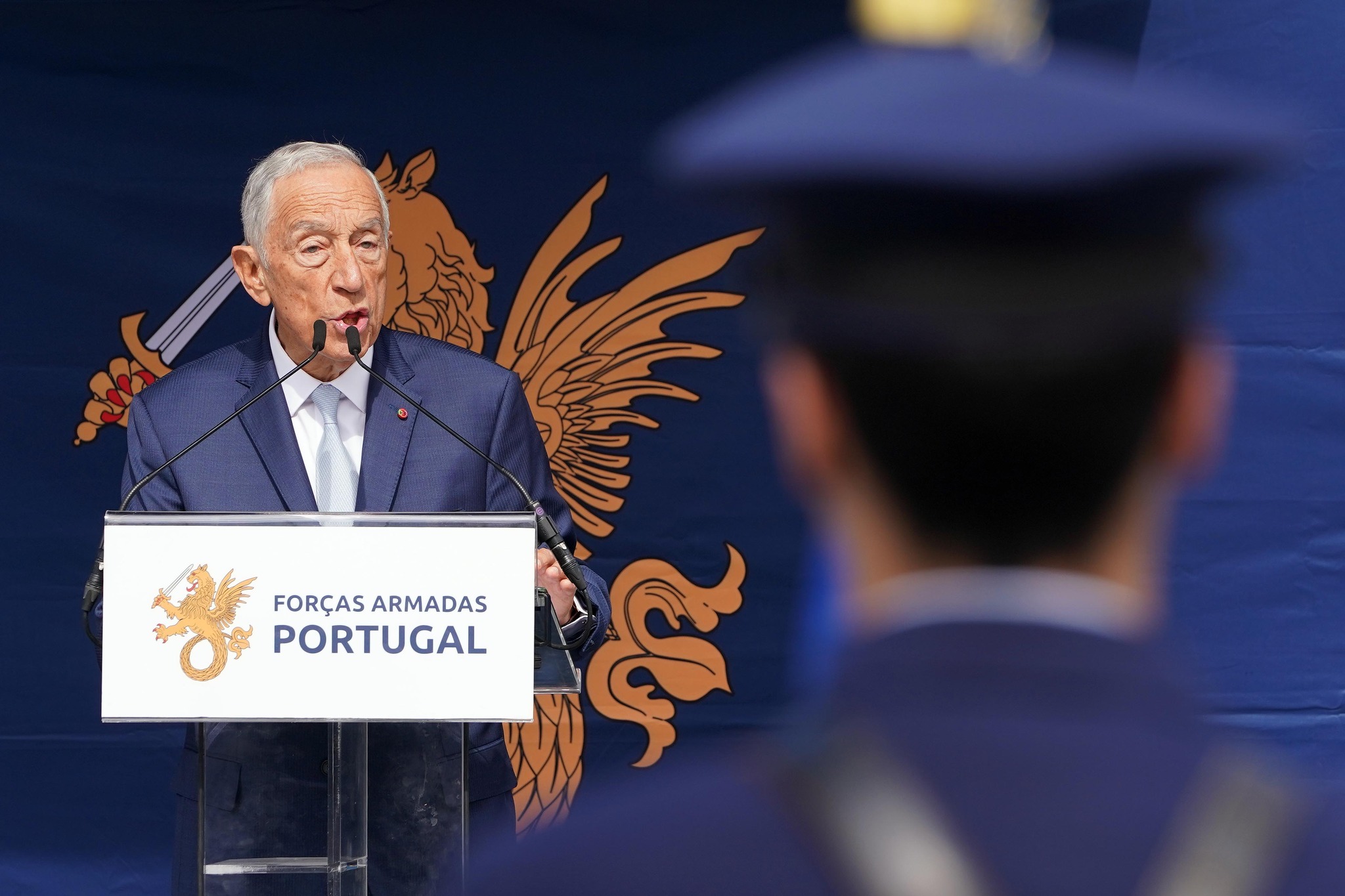 Marcelo recusa em Braga comentar situação no Irão e remete posição para nota do Governo