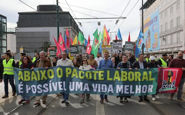 CGTP junta milhares nas ruas contra o pacote laboral