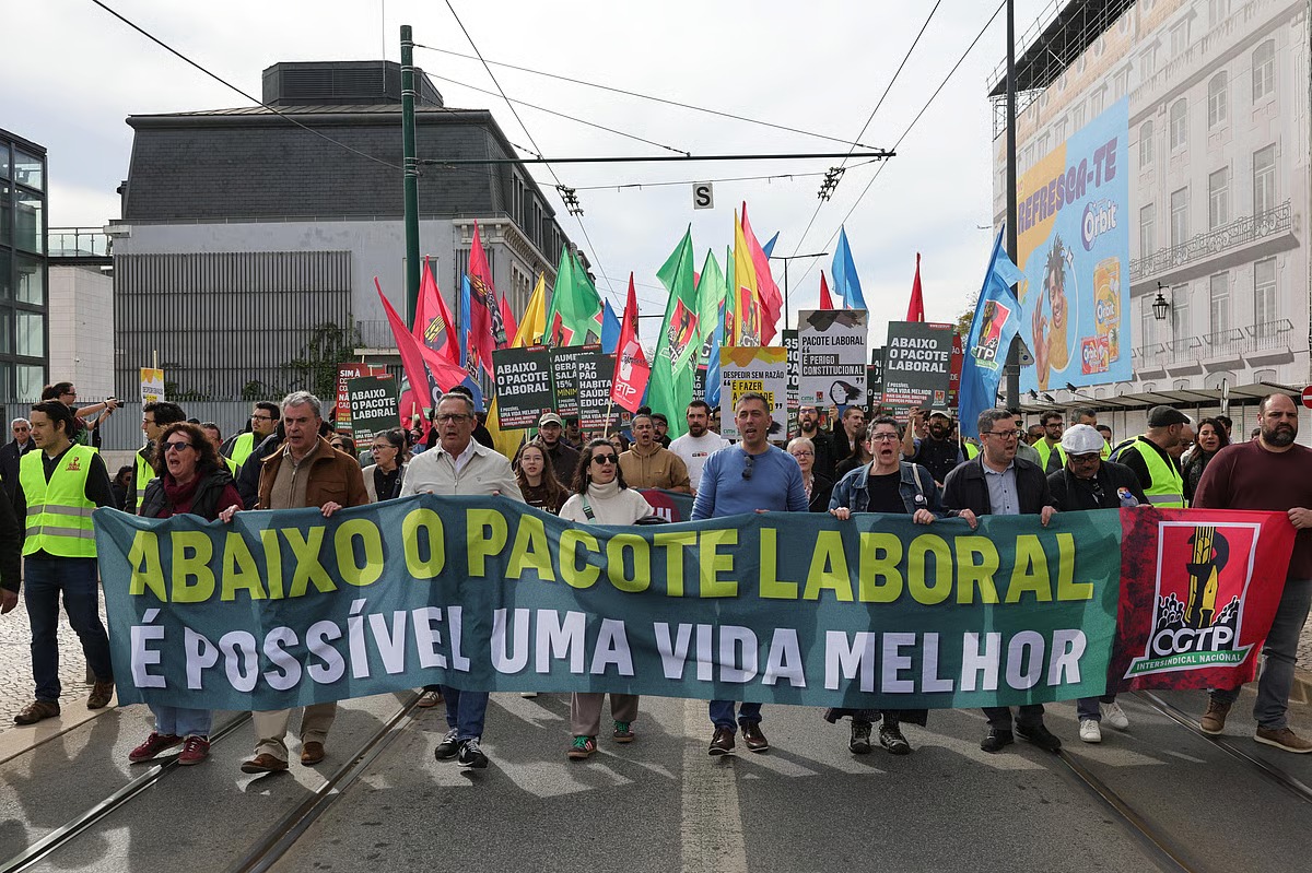CGTP junta milhares nas ruas contra o pacote laboral