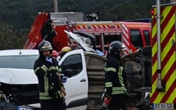 Bebé escapa ilesa de acidente que faz dois feridos graves em Viana do Castelo