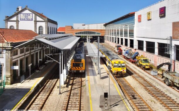 Cais das estações na Linha do Minho aumentados para comboios caberem nas plataformas