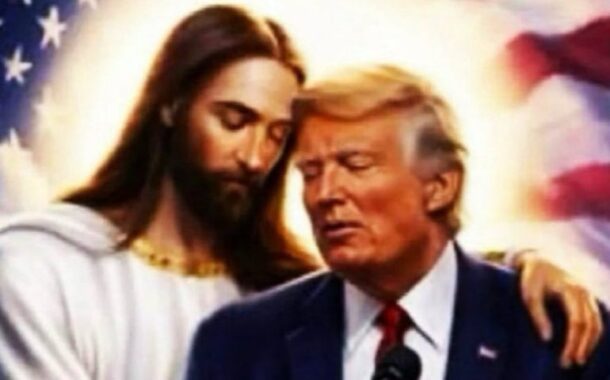 Trump publica nova imagem de IA ao lado de Jesus