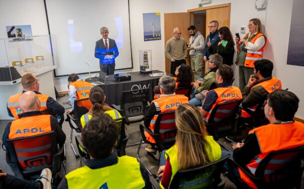 Brasileiros em Viana para conhecer projeto Windfloat Atlantic