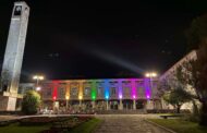 Cores do arco-íris nos Paços do Concelho de Famalicão contra a Homofobia, Transfobia e Bifobia