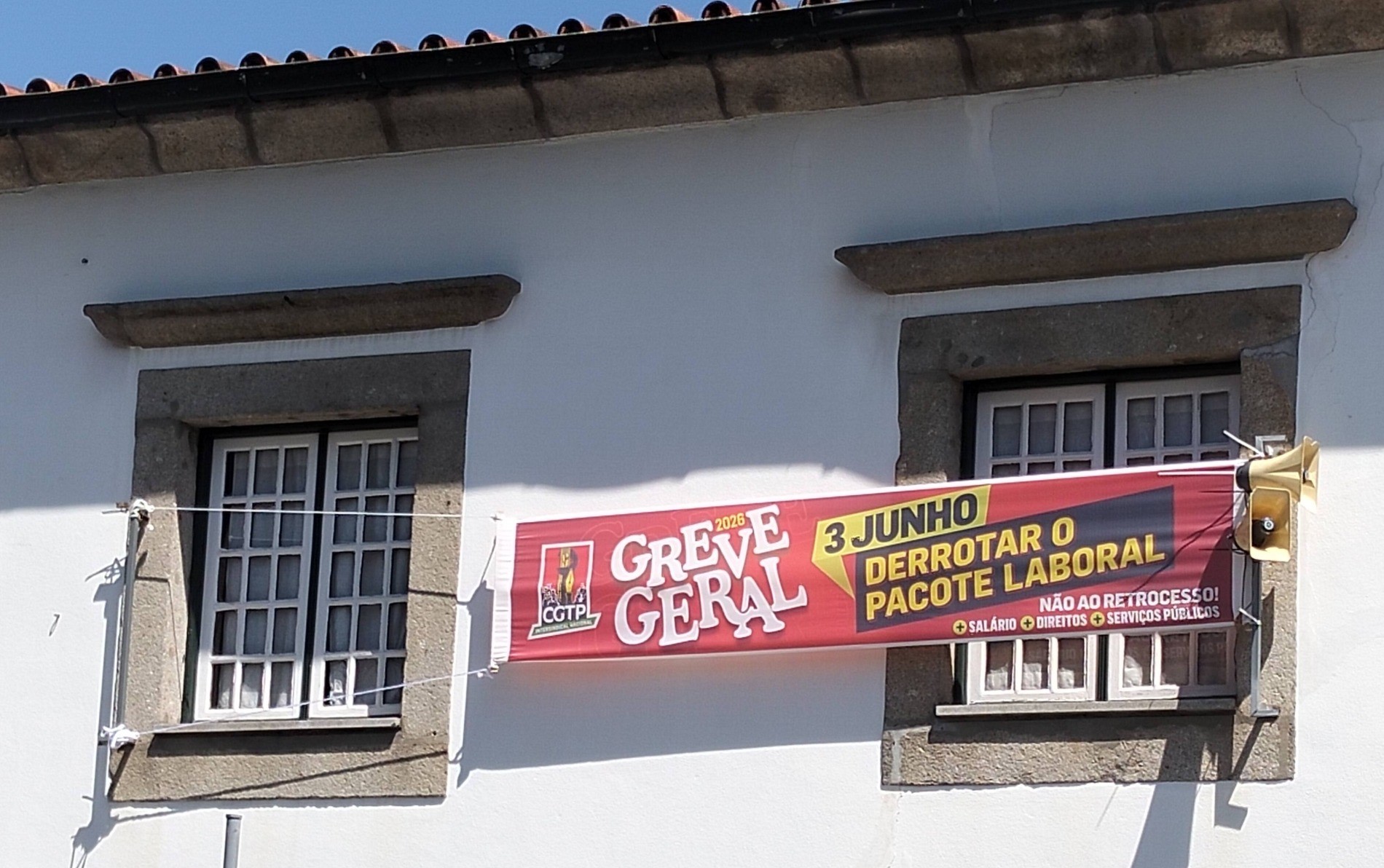 Comissões de Trabalhadores do Distrito de Braga apelam a “forte adesão” à greve geral de 3 de junho para travar pacote laboral