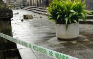 Raio atira para a rua cruz da Igreja da Ordem de S. Domingos, em Guimarães