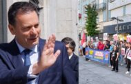 Recebido com protestos em Braga, Montenegro garante que não tem 