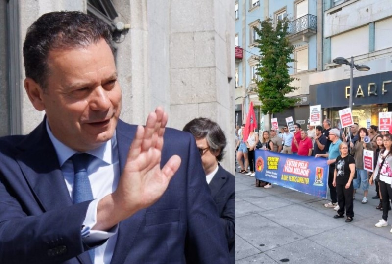 Recebido com protestos em Braga, Montenegro garante que não tem 