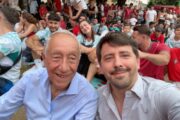 Marcelo vê jogo de Portugal no centro de Braga
