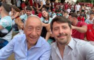 Marcelo vê jogo de Portugal no centro de Braga