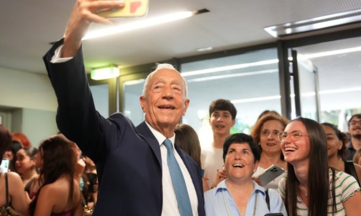 Marcelo Rebelo de Sousa passa noitada de São João em Braga