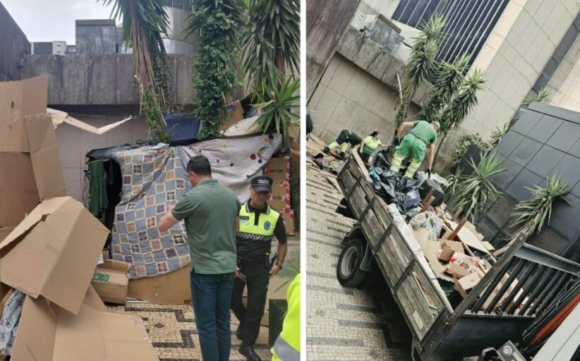 Câmara de Braga remove 'barraca' instalada junto a parque infantil