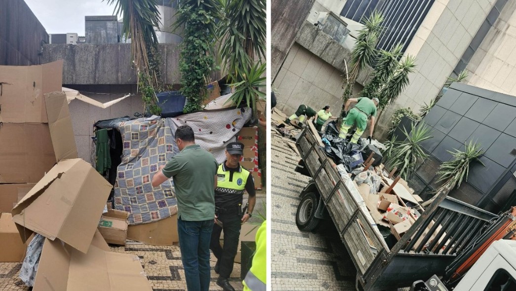Câmara de Braga remove 'barraca' instalada junto a parque infantil