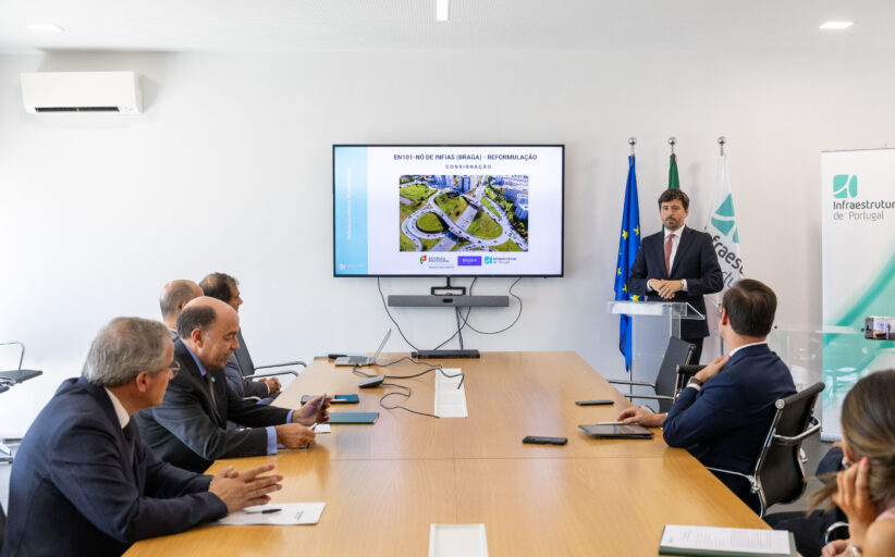 Braga. Finalmente, começa obra do Nó de Infias