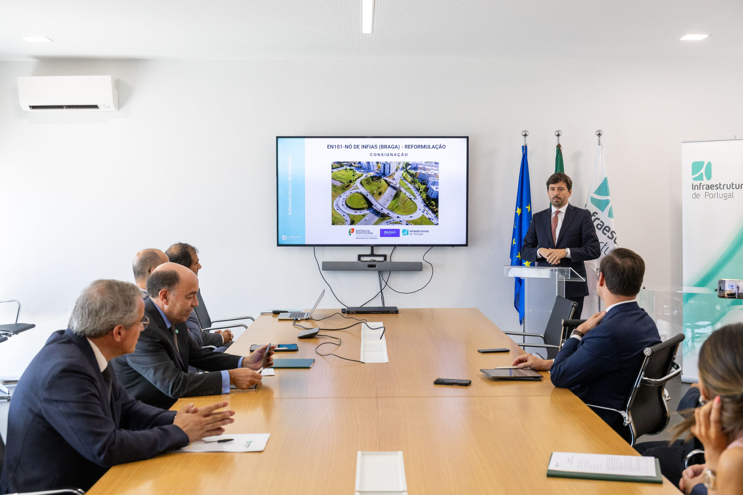 Braga. Finalmente, começa obra do Nó de Infias