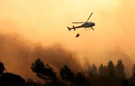 Fogos rurais combatidos por meios aéreos em Barcelos e Cabeceiras